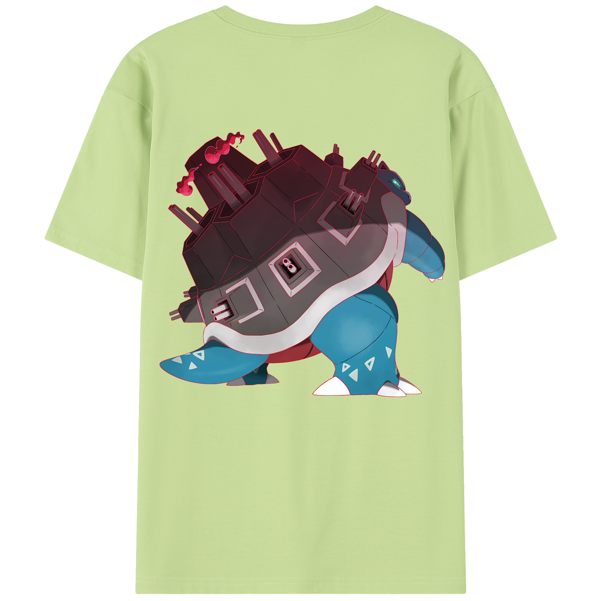 （画像用） ポケットモンスター Pokémon 綿100％半袖Tシャツ（背面プリント）
